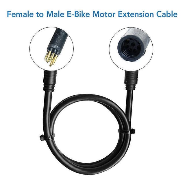 Verlängerungskabel Für E-bike-motoren (weiblich Auf Männlich), 9-polig, Wasserdicht