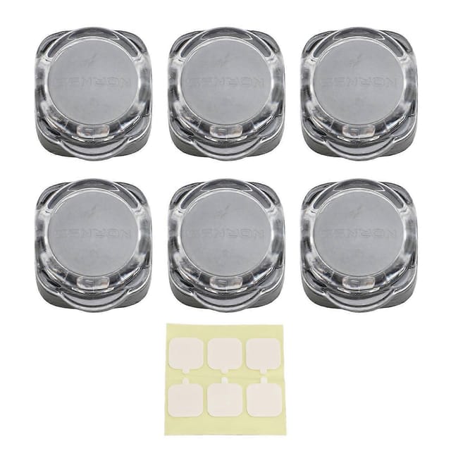 6-teiliges Magnetisches Kabelorganizer-set Mit 7,5-mm-schlitz, Ladekabelclip-halterung, Kabelaufbewahrung Für Den Schreibtisch – Spurlos Verschwindend