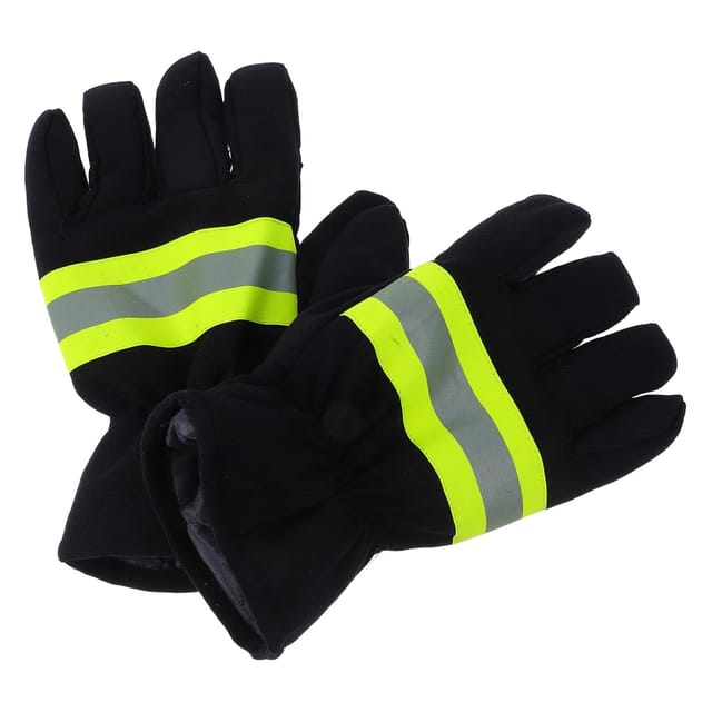 Isolierte Feuerwehrhandschuhe 1 Aus Polyester