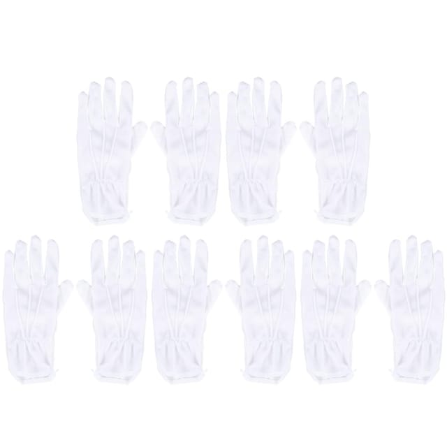 Baumwollhandschuhe Weiß 5 Paar Arbeitshandschuhe Mit Noppen
