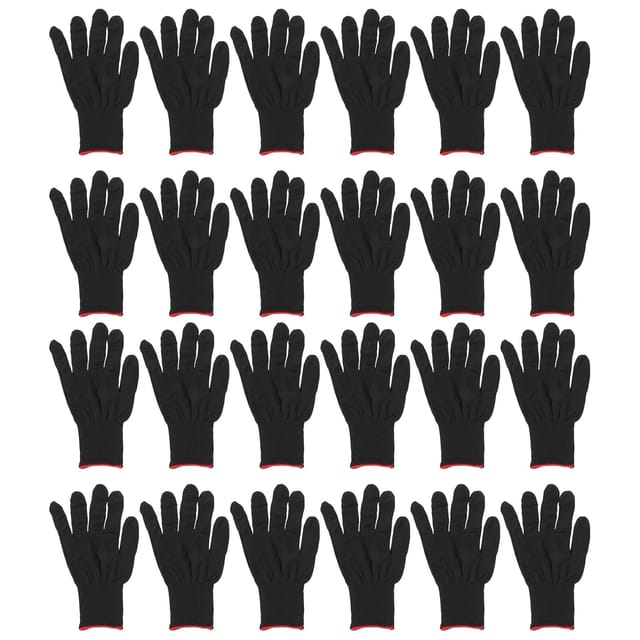 Paar Antistatische Strickhandschuhe Aus Polyester In Xl