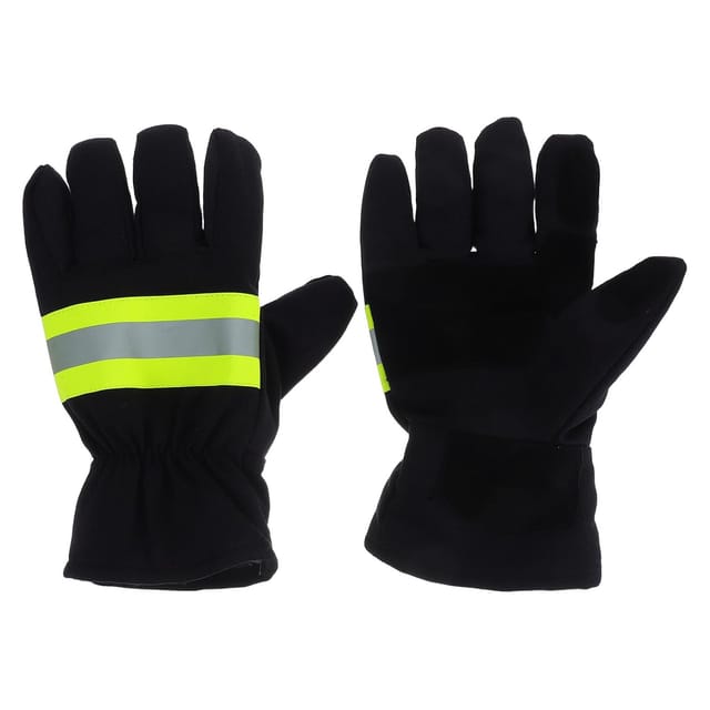 Hitzebeständige Und Atmungsaktive Feuerwehrhandschuhe Aus