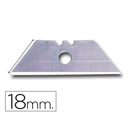 Repuesto Cuter Q-connect Blister De 5 Unidades Para Cuter Kf10633 (pack De 20 Uds.)