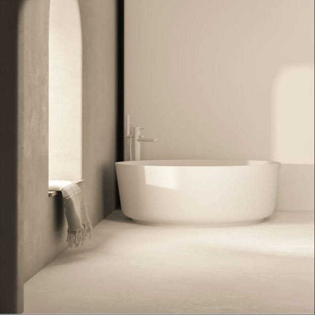Mineralguss Badewanne Serava Freistehend 110