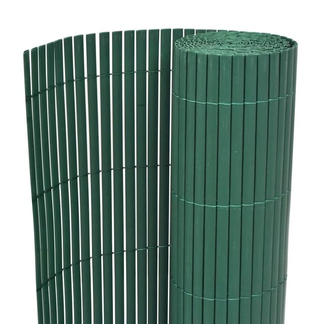 Gartenzaun Grün 150 X 500 Cm Pvc Vidaxl