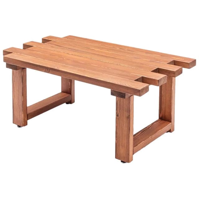 Gartentisch Wellhome 104x65x48 Cm Massivholz Kiefer