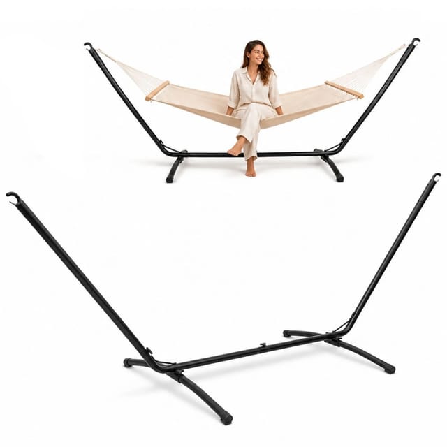 Amanka - 310x100 Hängemattengestell Outdoor 120kg - Metall Ständer Hängematte Gestell