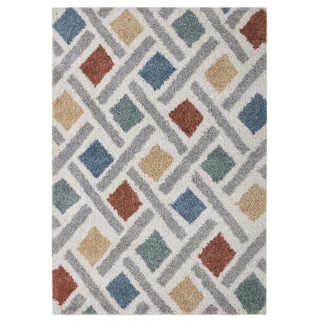 Moderner Marokkanischer Teppich "Mersey Ruby", 100% Polypropylen - 80x150 cm Kadima Design
