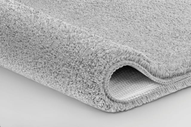 Kleine Wolke Badematte Meadow, Badvorleger, Badezimmer Teppich, Höhe 30 mm, rutschhemmend beschichtet, fußbodenheizungsgeeignet, Polyester, rechteckig, Badteppich, Uni Farben
