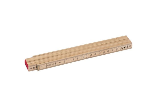 Easy Gifts Zollstock Zollstock / Gliedermaßstab / 2m / aus Holz