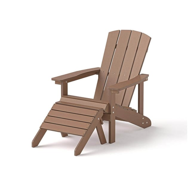 HOME DELUXE Gartenstuhl FAREA - Adirondack (2 St), mit breiten Armlehnen, Gartensessel, Loungesessel