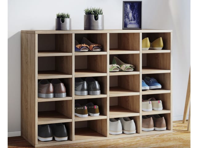 VCM Schuhschrank Hinsol (Sonoma-Eiche, L)