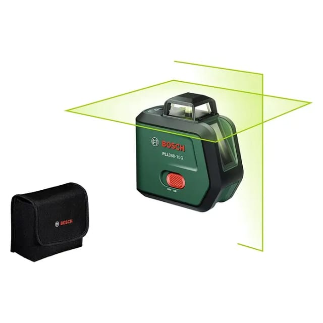 Bosch Kreuzlinien-laser Pll360-15g, 1 X Akku Ba 3.6v 2.0ah In Tasche