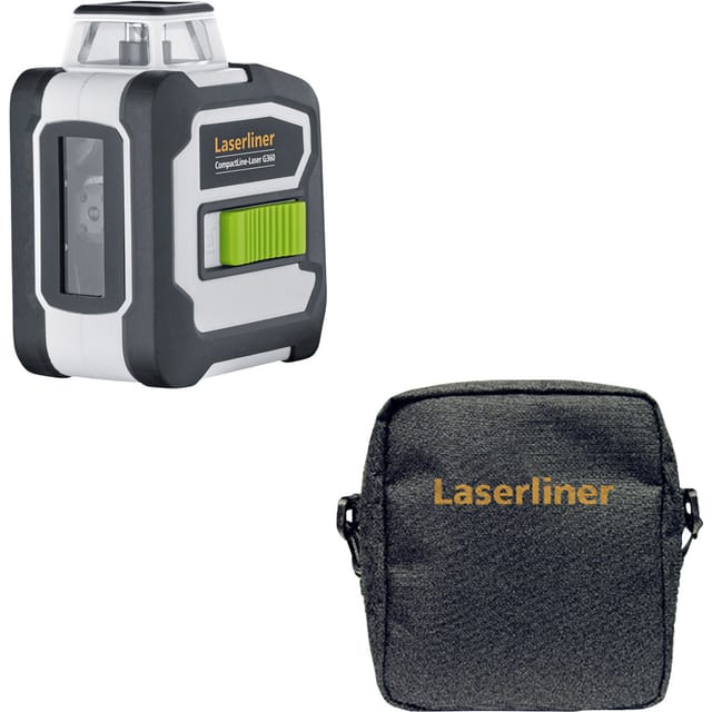 Laserliner Compactline-laser G360 Kreuzlinienlaser Inkl. Tasche Reichweite (max.): 30 M
