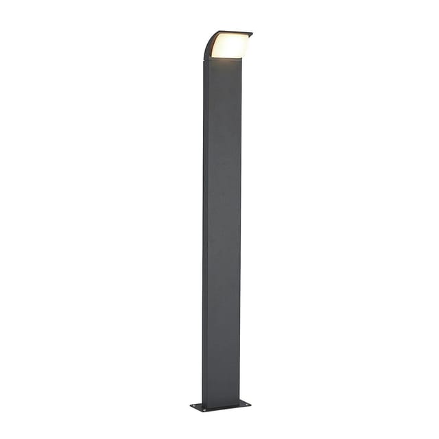 Lucande LED Außenleuchte Tinna Modern in Schwarz aus Aluminium 1-flammig