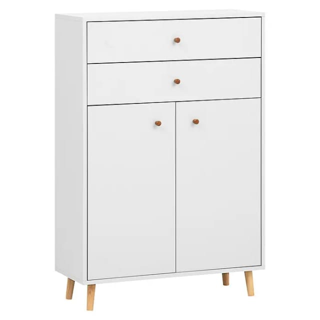 Schildmeyer Highboard Bjarne HB 770 Weiß-Matt 113,4 cm x 77 cm x 33,05 cm