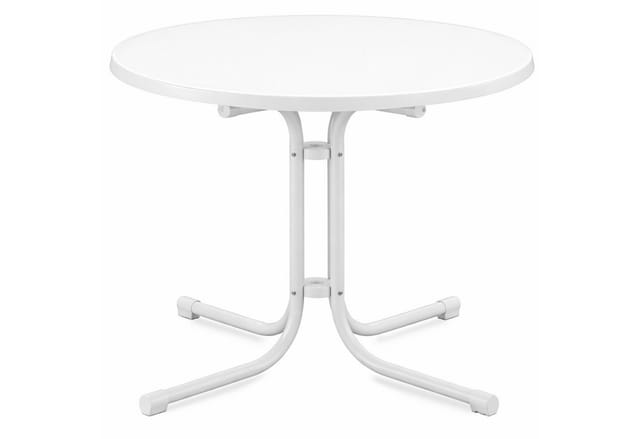 Beautissu Bistrotisch Bistrotisch Bistroni WP Ø80xH70cm Weiß, Campingtisch Partytisch Esstisch Gastro Bistroni