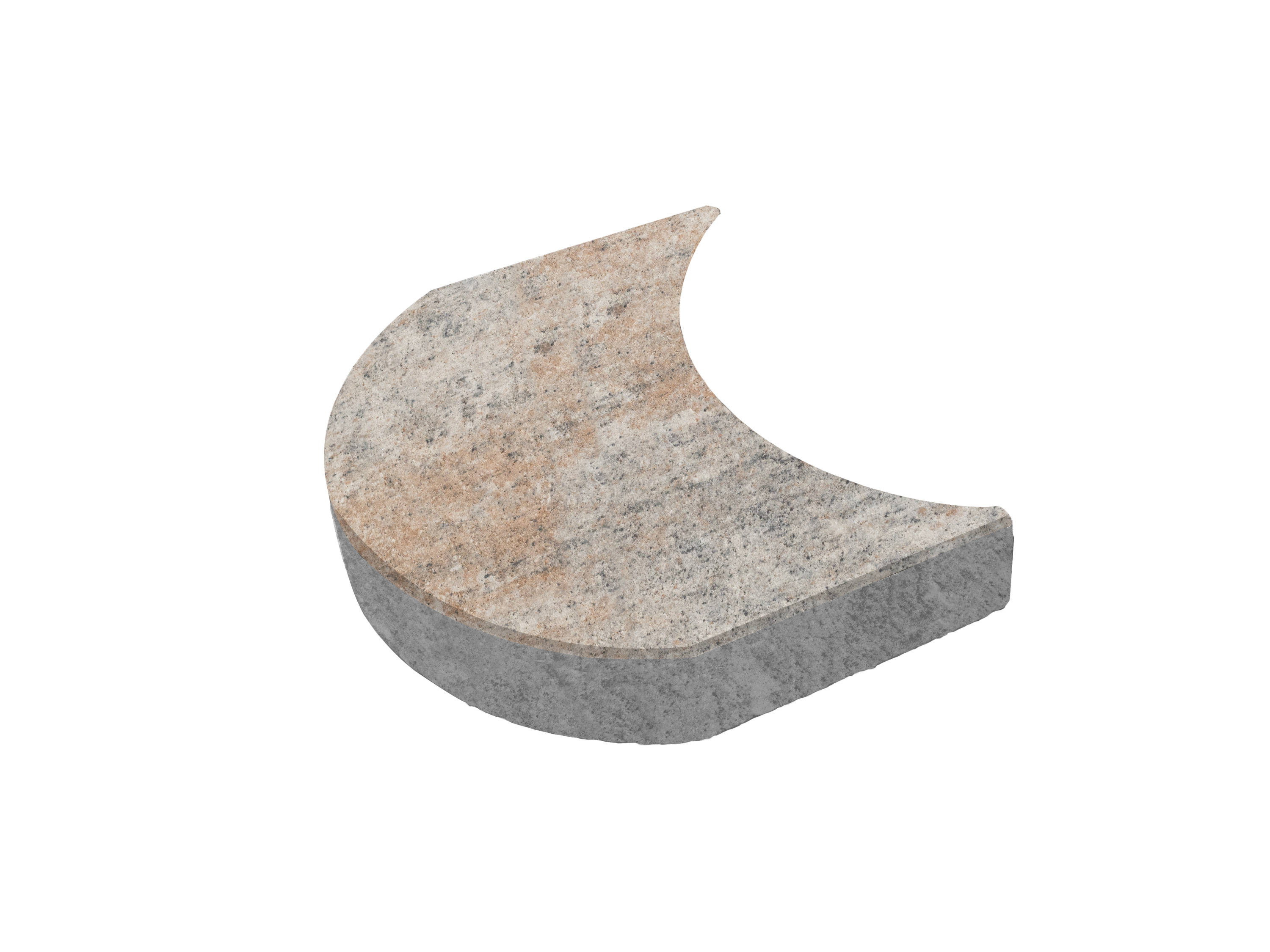 DIEPHAUS Randstein Mähroboter 15/24/4 cm (Muschelkalk)