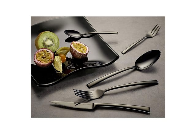 Tafelbesteck "AVELINO" 30 tlg. black glänzend