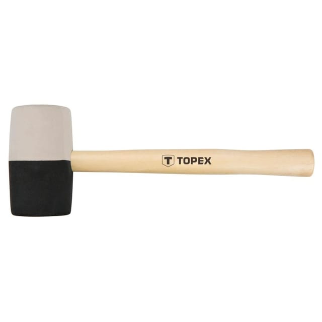 Topex Gummihammer 63 Mm - Für Endbearbeitungs- Und Bauarbeiten