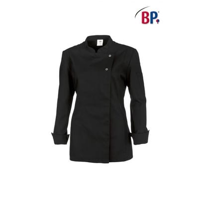 Bp Damen Kochjacke 1544-400-32 Gr. L Schwarz