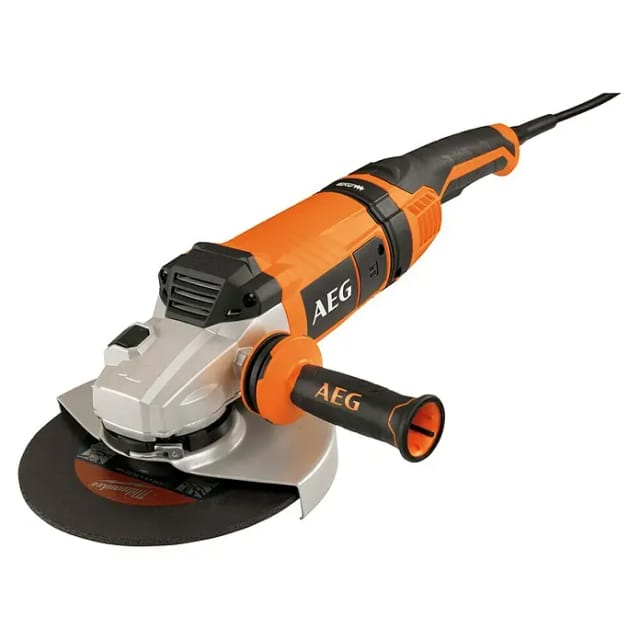 AEG Elektro-Winkelschleifer WS 24-230 GEV (2.400 W, Durchmesser Scheibe: 230 mm, Leerlaufdrehzahl: 6.600 U/min)