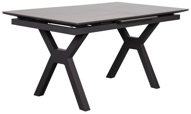 Ausziehtisch Granada 160/210 x 90 cm light grey Aluminium