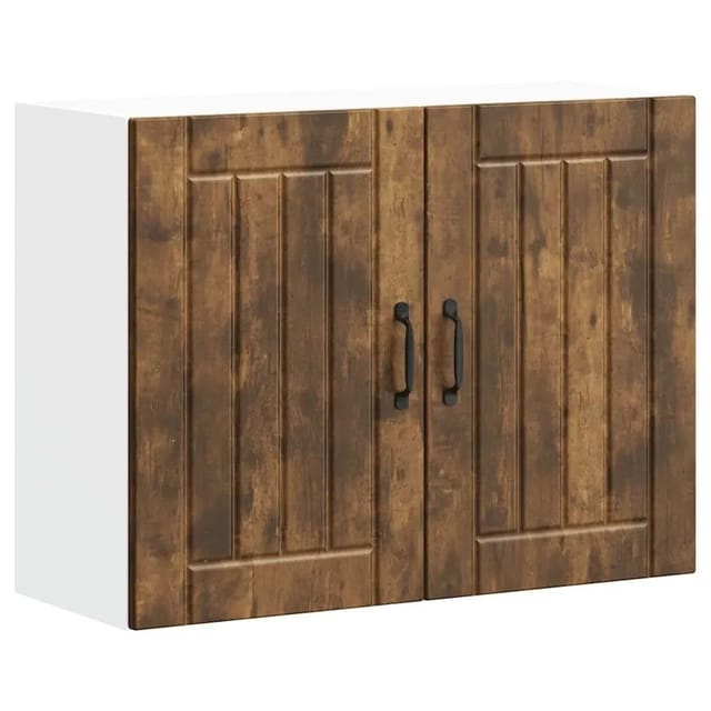 vidaXL Küchen-Hängeschrank Lucca Räuchereiche Holzwerkstoff 853832