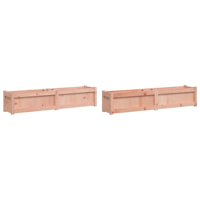 vidaXL Pflanzkübel 2 Stk Massivholz Douglasie 837481