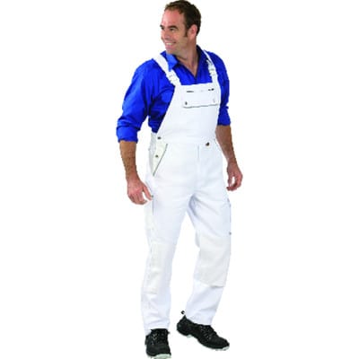 Latzhose 2132 reinweiß/reinweiß, Größe 110