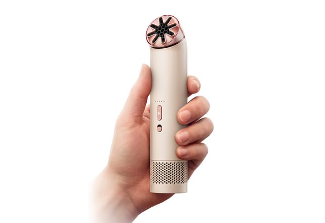 DYSON Handventilator HushJet Mini Cool, 360° drehbare bladeless Düse, leise, mobil, 5 Luftstufen, Boost-Modus