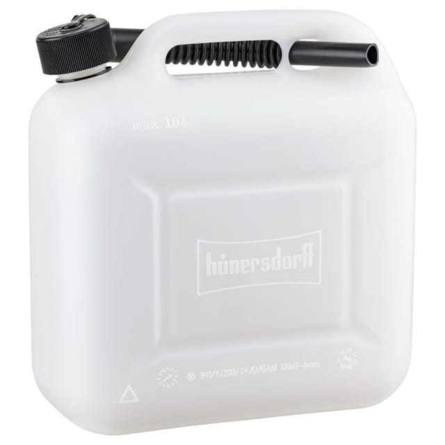 Kraftstoffkanister 10 Liter Benzinkanister, Dieselkanister Transparent