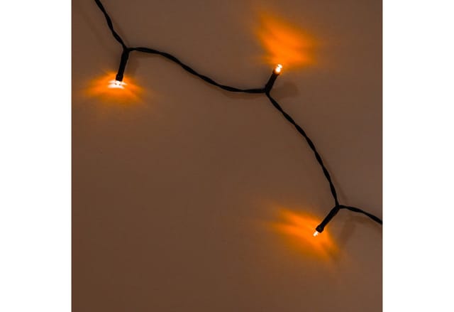 Esotec Solar Lichterkette, 60 Bernsteinfarbene Leds, 6 Meter Wetterfest 102172