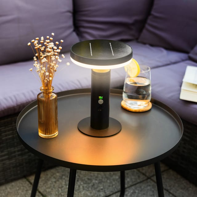 Esotec Solar Tisch- Und Leseleuchte Outdoor Aliano, Sensortaster, Akku, 102772