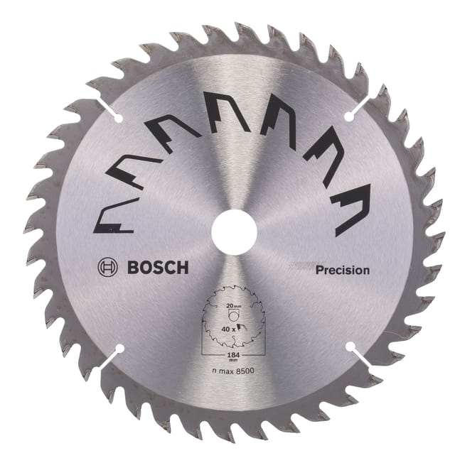 Bosch Präzisionstrennscheibe 184 X 20 Mm, 40 Zähne