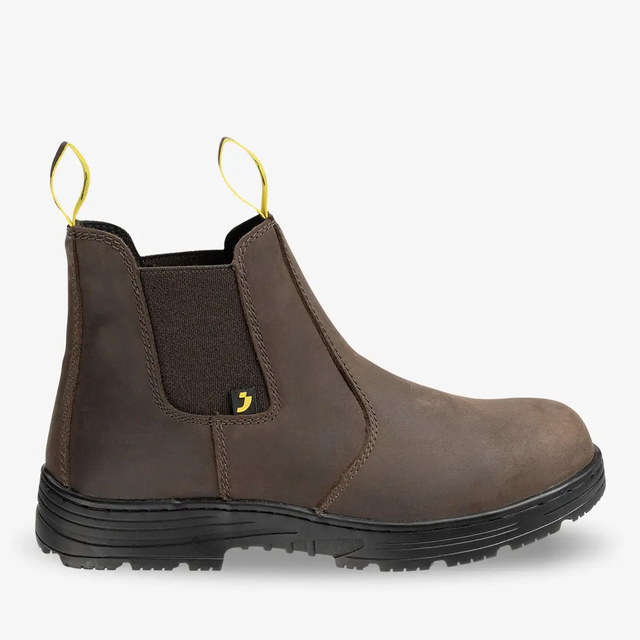 Safety Jogger Jackman S3 Rutschfeste Sicherheitsstiefel, Braun, 43
