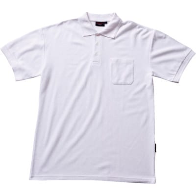 Berufs-Poloshirt Borneo 00783-260, weiß, Größe 4XL