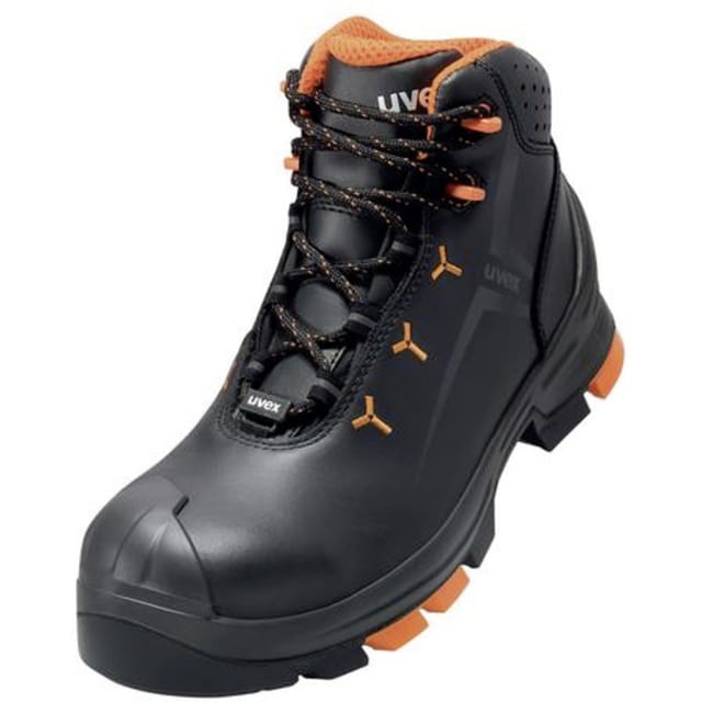 Sicherheitsschnürstiefel 2 6503/2, S3 SRC ESD, schwarz/orange, W11, Größe 50