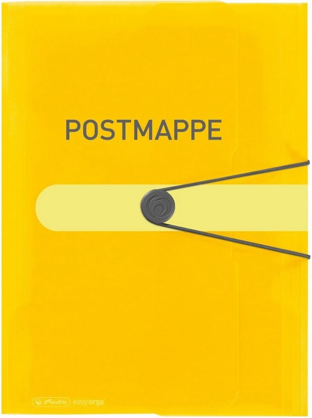 Gummizugmappe 11394343 A4 Postmappe PP Folie transparent