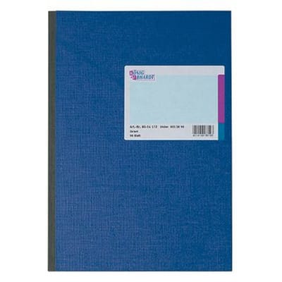 Kladde 8616172 DIN A6 liniert 96 Blatt blau