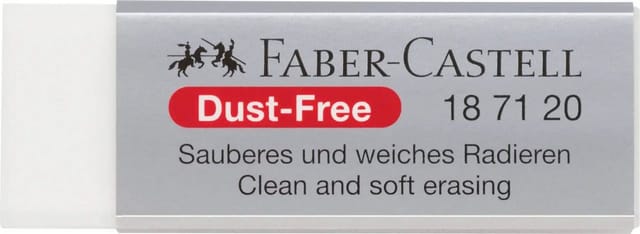 Radierer DUST-FREE 187120 22x12x62mm weiß