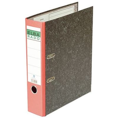 Ordner rado 100555313 DIN A4 80mm Pappe rot