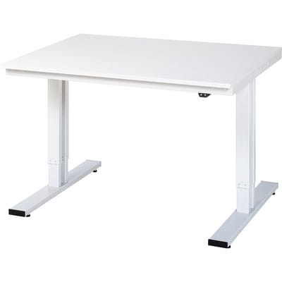 Werktisch adlatus 300, EGB-Melamin-Platte, 1250 x 1000 x 720-1120mm