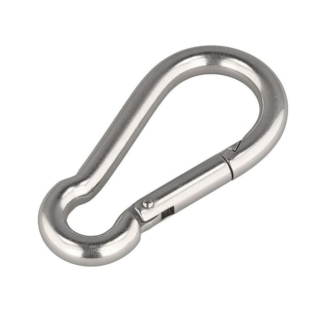 SCREWREBEL Karabiner Karabinerhaken / Feuerwehrkarabiner – A4 – rostfrei – säurebeständig