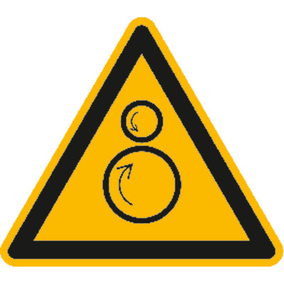 Warnschild Fol Einzugsgefahr Sl100mm