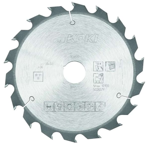Hikoki Zubehör - Sägeblatt Holz 190x30 Mm, 18 Zähne 752436