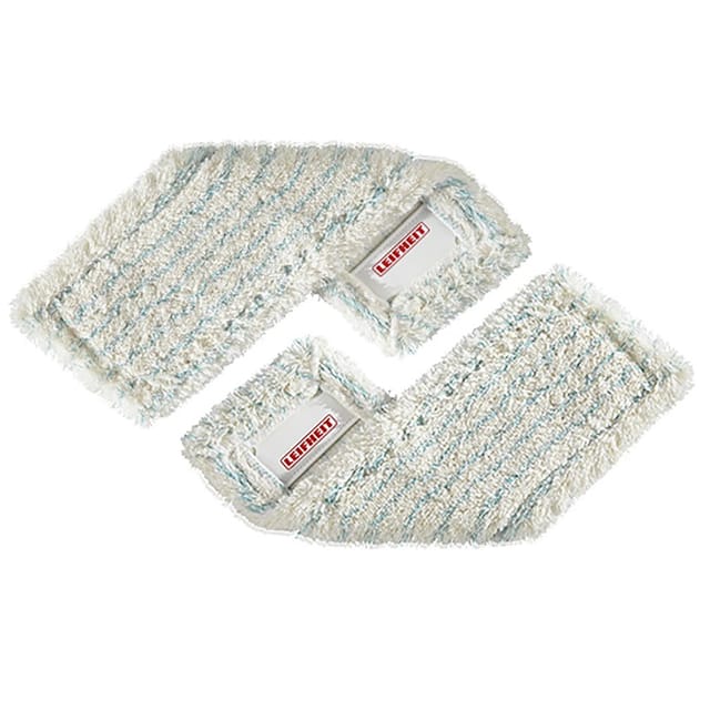 Leifheit Wischbezug-Set Profi XL Bundle Cotton Plus Weiß-Hellgrau 2-teilig
