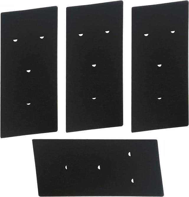 4-teiliges Filterset Für Bauknecht Privileg Whirlpool Hx 481010716911 Wäschetrockner, Wärmepumpentrockner, Schwammfilter, Kondensationstrockner, 230 X 115 X 14 Mm
