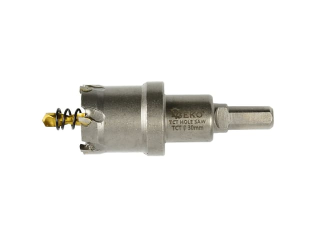 Geko 30 Mm Breite Lochsäge Für Metall Mit Tct-titanbohrer