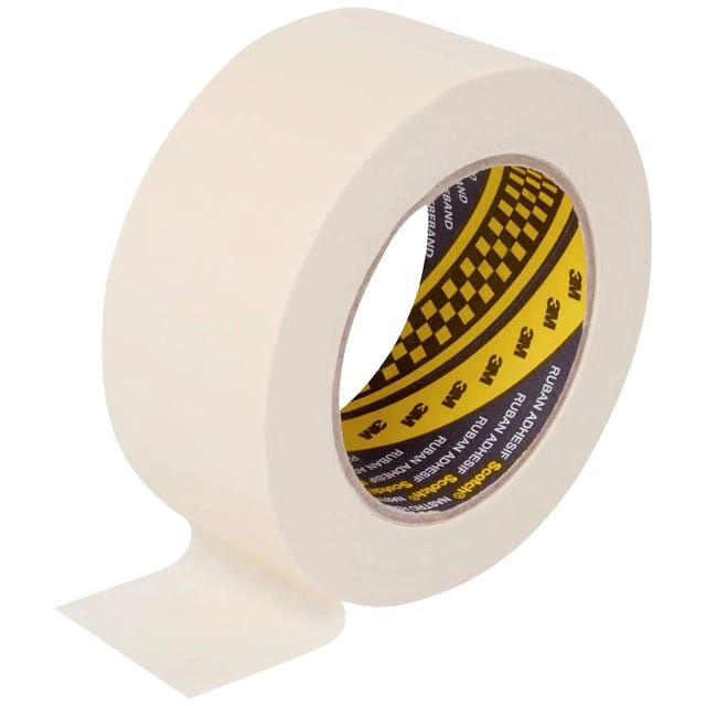 [neuwertig] B-ware 3 M Abdeckband Universal Malerband Scotch Malerkrepp Cremeweiß 50x48 Mm 6 Stüc545